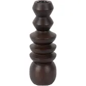 Present Time kandelaar formado large donker hout