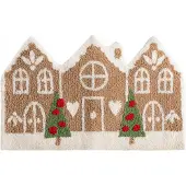 Homla HONEY CAKE Kerstbadmat 50x80 cm - Feestelijk & Zacht