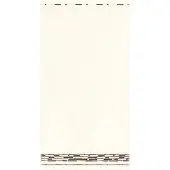 Zwoltex Grafic Handdoek 50x90cm - Zacht Egyptisch Katoen - Ecru