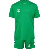 Hummel Trainingspak groen / wit