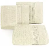 Eurofirany DANNY Katoenen Handdoek 30x50cm - Zacht & Absorberend - Crème