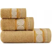 Zwoltex RONDO 2 Handdoek 50x90cm - Zacht Egyptisch Katoen, Beige
