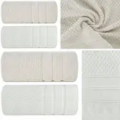 Eurofirany badkamerhanddoekenset 500gsm 2x50x90 + 2x70x140 - Zacht & Absorberend