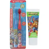 Firefly Paw Patrol Duo Pack Toothbrushes + Toothpaste