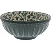 MPLCo Mozaïeki Olive Kom Keramische Kom, 16 CM, Groen