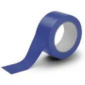 123inkt zelfklevende vloermarkeringstape blauw 50 mm x 33 m
