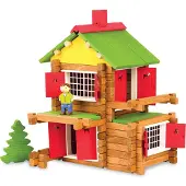 Jeujura Playset Jeujura My Wooden Chalet 135 Onderdelen