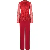 Ana alcazar Jumpsuit 'Cenura' rood
