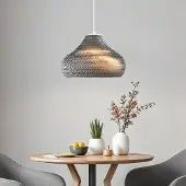 LumenXL Hanglamp van karton wit - Lena