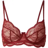 Hunkemoller BH 'ISABELLE' karmijnrood