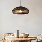 LumenXL 1-lichts hanglamp van karton - Haze