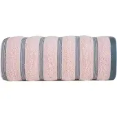 Eurofirany Zachte Isla Handdoek 50x90cm - Katoen - Roze