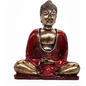 Ancient Wisdom Rood & Gouden Boeddha - Medium
