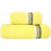 Greno Ombre Handdoek Geel 50xm - 100% Catoon