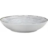 Lubiana Rayado Diep Bord 22 cm - Porselein, Vaatwasmachinebestendig
