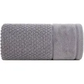 Eurofirany Frida Badhanddoek Katoen 70x140 cm Zilver - Luxe Absorptie