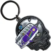 Rock Off Grateful Dead - Space Your Face Bus - Sleutelhanger