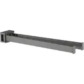 Plieger Altea Handdoekhouder – 2-arm – 36 cm breed – Geborsteld Gunmetal