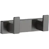 Plieger Altea Badkamer Haakjes – Dubbele Haak – Geborsteld Gunmetal
