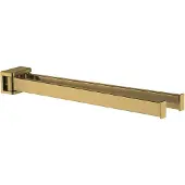Plieger Altea 2 armige handdoekhouder 36 cm geborsteld goud