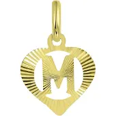Lucardi Hangers 'Buchstabe' goud