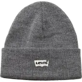 Levi's Batwing Embroidered Slouchy Beanie Black Size: OS | Hats & Caps Outlet | Heren | Grijs