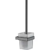 Plieger Altea WC Borstel met Houder – Wandmontage – Geborsteld Gunmetal