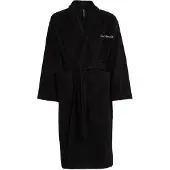 Karl Lagerfeld Badjas lang zwart / wit