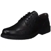 Fluchos Fluchosvoor mannen. 9579_CIDA_NEGR Clipper lederen schoenen 9579 zwart (40), Leer, Veters, Casual