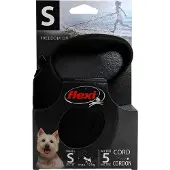 Flexi | Small | Uitlaatriem | Tot 12 kg | 5 meter | Zwart
