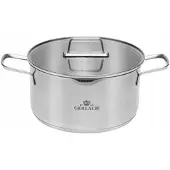 Gerlach Ambiente RVS Pan met Deksel - 5L - Inductie