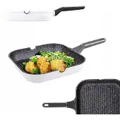 Valdinox Pure Grillpan 28 cm - Anti-aanbak, Geschikt voor Inductie