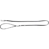 Dingo Hondenriem Leer Classic 0,6x125cm Zwart
