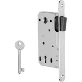 Aprile Woningbouw Magneetslot 2867 – sleutel 90mm – gepolijst Chroom