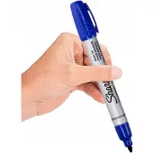 Sharpie Permanente Marker Blauw - Sneldrogend & Veelzijdig