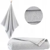 Zwoltex Liczi 2 Metallic Badstof Handdoek 50x100cm - Zacht & Absorberend
