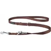 Amiplay Basic Verstelbare Hondenriem 6-in-1 XL, 100-200 cm, Bruin