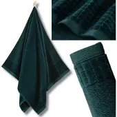Zwoltex Paulo 3 Badhanddoek Katoen 50x100cm Donkergroen