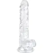 Easytoys Dildo Collection Jelly Dildo met ballen - 17 cm