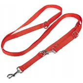 Happet Verstelbare Nylon Hondenlijn - Rood, 3m