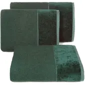 Eurofirany Lucy Handdoek 30x50cm Donkergroen 500g/m² Katoen Frottee