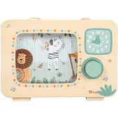 Small Foot - Houten Televisie Muziekdoos Safari FSC