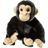 Heunec knuffel chimpansee - pluche aap 24cm speelgoed.