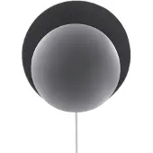 Globen Lighting Wandlamp ORBIT, alu / grijs / zink, Woon-/ Eetkamer, metaal, Modern, wandlamp