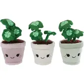 Vedes knuffel plant pluche - klavertje, 19cm