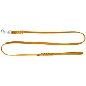 Dingo Leren Hondenhalsband Curry 1.2x180cm - Natuurlijk Leer