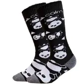 Cairn Spirit, ski sokken, 2-pack, kinderen, black panda
