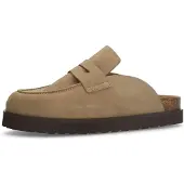 Sacha suède clogs taupe female | Maat: 41