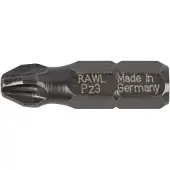 Rawlplug Pozidriv PZ3 Slagbits 25mm - 20 stuks