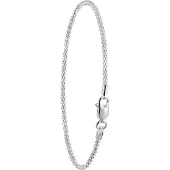 Lucardi Armband 'Basic' zilver